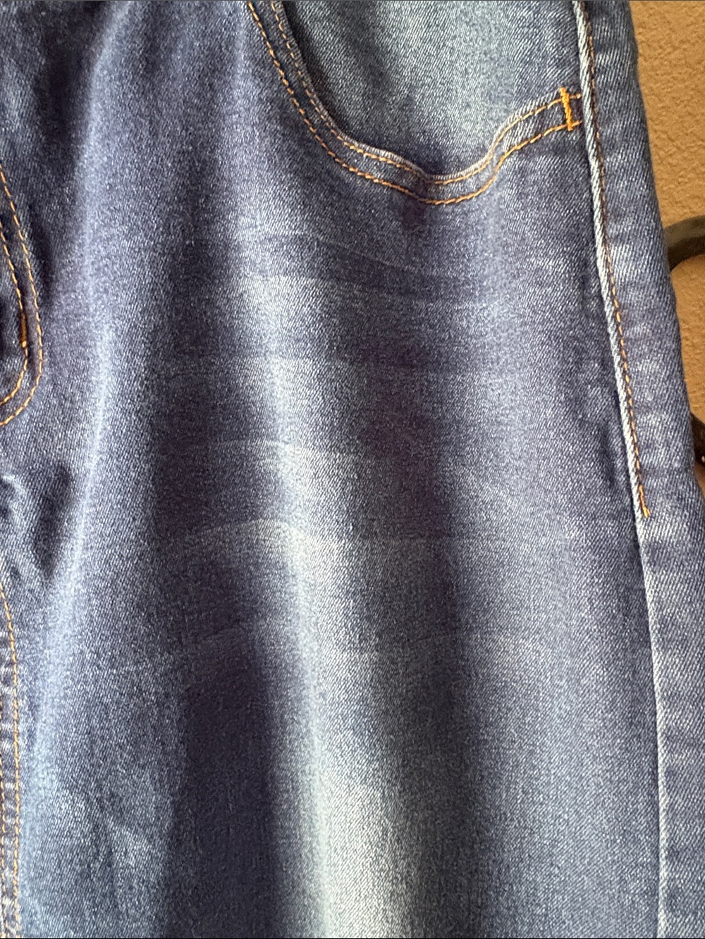 Women's Dark Blue Denim Maxi Skirt - Picture 4 of 8
